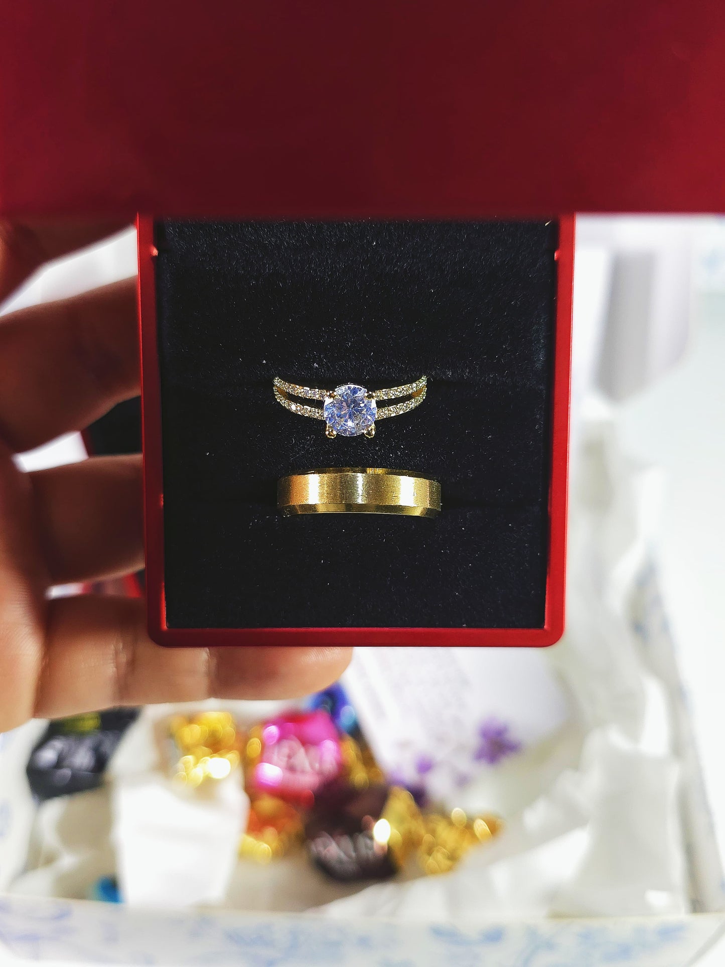 Anillo de Promesa Alma Dorado