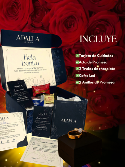 Anillo de Promesa Queen - Promoción Aniversario